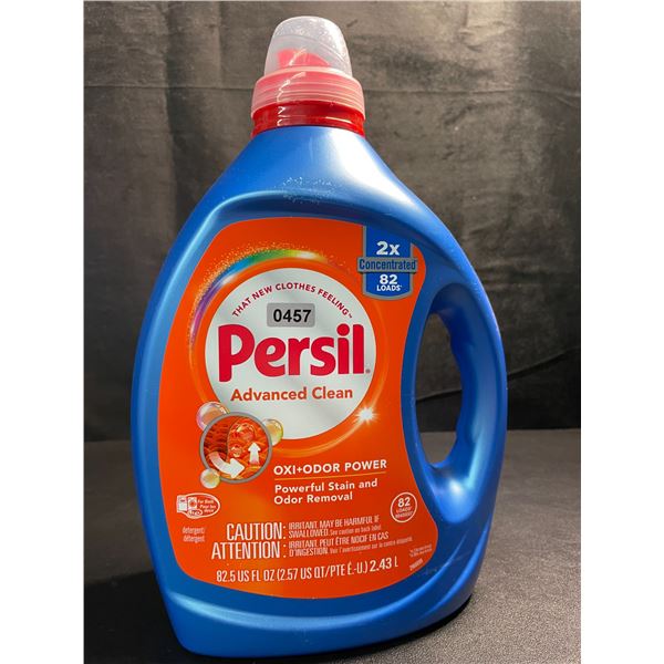 1 Bottle of Persil Advanced Clean Oxi+Odor Power Concentrated Liquid Laundry Detergent - 2.43L - New