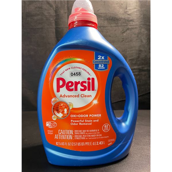 1 Bottle of Persil Advanced Clean Oxi+Odor Power Concentrated Liquid Laundry Detergent - 2.43L - New