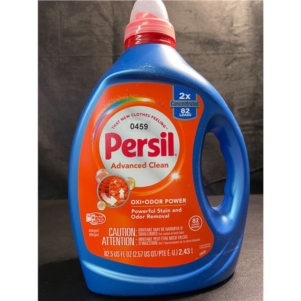1 Bottle of Persil Advanced Clean Oxi+Odor Power Concentrated Liquid Laundry Detergent - 2.43L - New