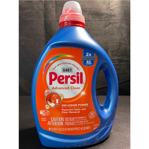 1 Bottle of Persil Advanced Clean Oxi+Odor Power Concentrated Liquid Laundry Detergent - 2.43L - New