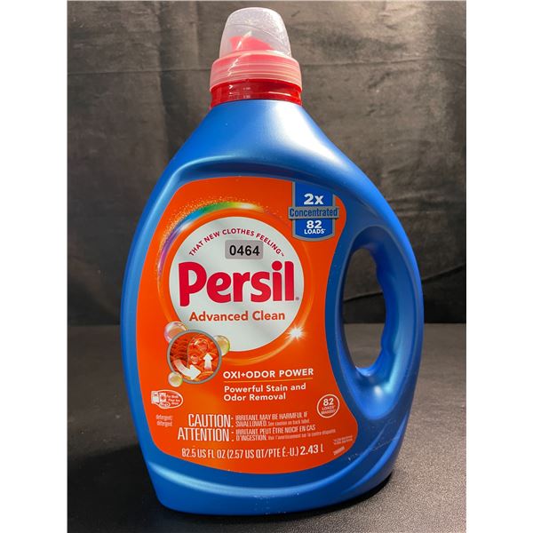 1 Bottle of Persil Advanced Clean Oxi+Odor Power Concentrated Liquid Laundry Detergent - 2.43L - New