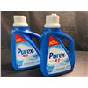 Image 1 : 2 Bottles of Purex Cold Water Liquid Laundry Detergent - 2.03L (50 Loads) Each - New
