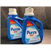 Image 1 : 2 Bottles of Purex Cold Water Liquid Laundry Detergent - 2.03L (50 Loads) Each - New