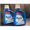 Image 1 : 2 Bottles of Purex Cold Water Liquid Laundry Detergent - 2.03L (50 Loads) Each - New