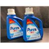 Image 1 : 2 Bottles of Purex Cold Water Liquid Laundry Detergent - 2.03L (50 Loads) Each - New