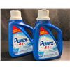 Image 1 : 2 Bottles of Purex Cold Water Liquid Laundry Detergent - 2.03L (50 Loads) Each - New