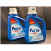 Image 1 : 2 Bottles of Purex Cold Water Liquid Laundry Detergent - 2.03L (50 Loads) Each - New