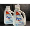Image 1 : 2 Bottles of Purex Free & Clear Concentrated Liquid Laundry Detergent - 2.03L (50 Loads) Each - New