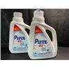 Image 1 : 2 Bottles of Purex Free & Clear Concentrated Liquid Laundry Detergent - 2.03L (50 Loads) Each - New