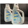 Image 1 : 2 Bottles of Sunlight Free+Clear Concentrated Liquid Laundry Detergent - 1.84L Each - New