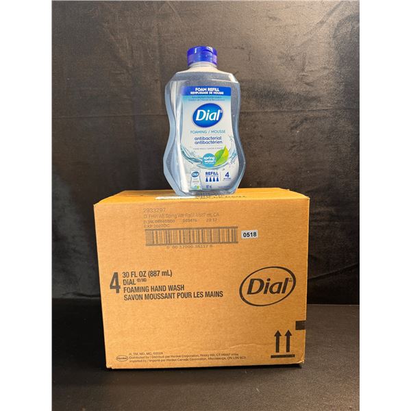 1 Box of 4 Dial Spring Water Foaming Hand Wash - New