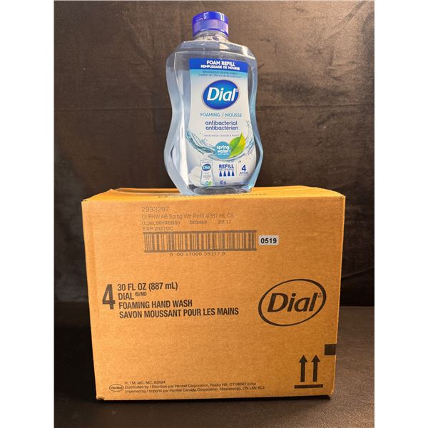 1 Box of 4 Dial Spring Water Foaming Hand Wash - New