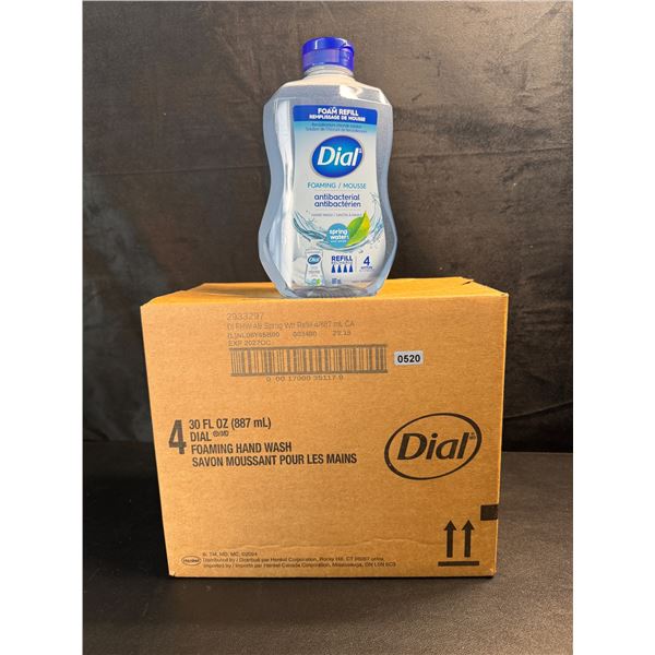 1 Box of 4 Dial Spring Water Foaming Hand Wash - New