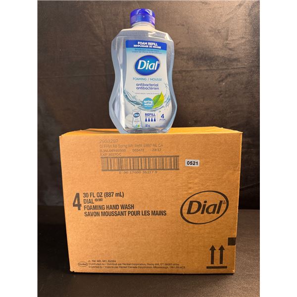 1 Box of 4 Dial Spring Water Foaming Hand Wash - New