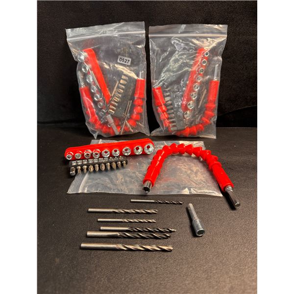 3 Packs of Flex Shaft Driver Bits Sockets and Drill Bits - New