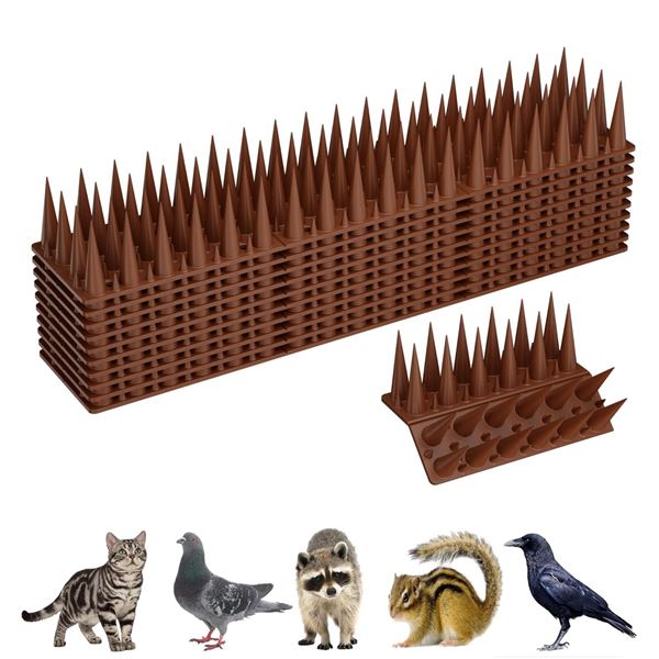 10 Pack of Bird Pest and Critter Spikes - New