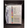 Image 2 : Eleazar Acrylic Markers and Sketch Pad Set - New