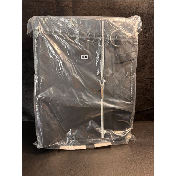 Leather Zippered Collapsable File Folder and Organizer Binder - New