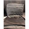 Image 3 : Leather Zippered Collapsable File Folder and Organizer Binder - New