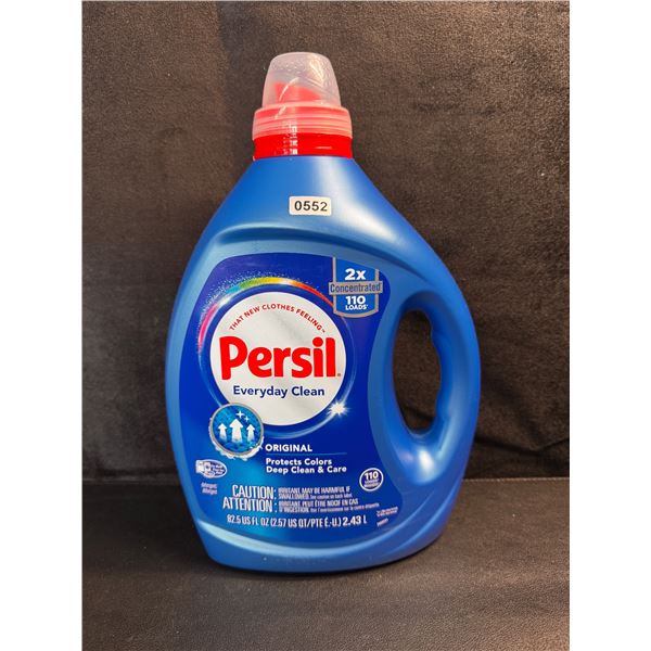 1 Bottle of Persil Everyday Clean Concentrated Liquid Laundry Detergent - 2.43L - New