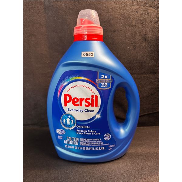 1 Bottle of Persil Everyday Clean Concentrated Liquid Laundry Detergent - 2.43L - New