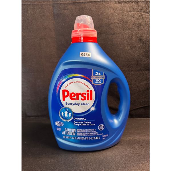 1 Bottle of Persil Everyday Clean Concentrated Liquid Laundry Detergent - 2.43L - New
