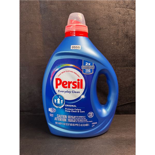 1 Bottle of Persil Everyday Clean Concentrated Liquid Laundry Detergent - 2.43L - New