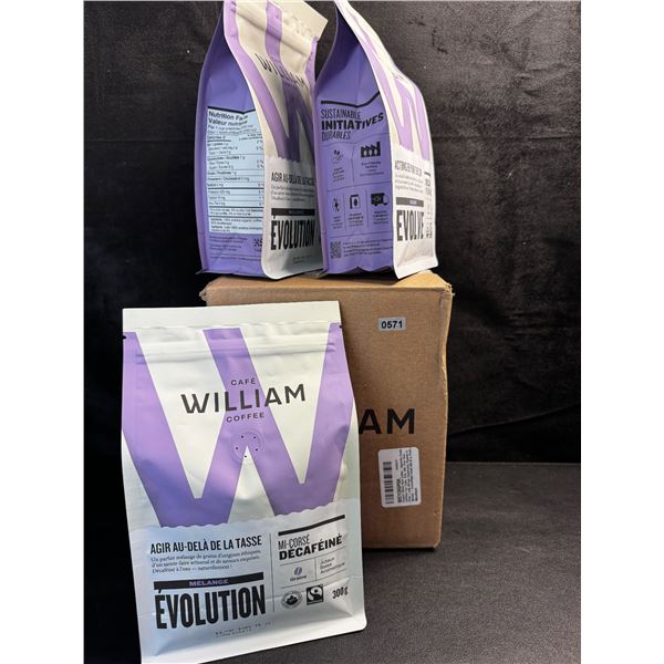 1 Box of 3 Cafe William Decaf Medium Roast Coffee - New