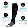 Image 2 : 2 Packs of PowerLix Graduated Compression Socks L/XL - New