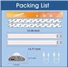 Image 5 : 1 2-Pack LED Motion Sensor Under Cabinet/Closet/Hallway Lights - Long 15.35" Size - Brand New!