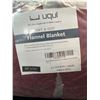 Image 2 : Uqui Soft and Cozy Queen Size Flannel Blanket Red - New