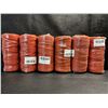 Image 1 : 6 Spools/Rolls of Reddish Brown Coloured Macrame Yarn/Rope - New