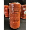 Image 2 : 6 Spools/Rolls of Reddish Brown Coloured Macrame Yarn/Rope - New