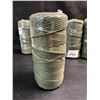 Image 2 : 6 Spools/Rolls of Olive Green Coloured Macrame Yarn/Rope - New