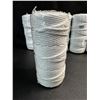 Image 2 : 6 Spools/Rolls of White Coloured Macrame Yarn/Rope - New