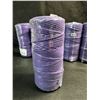 Image 2 : 6 Spools/Rolls of Deep Purple Coloured Macrame Yarn/Rope - New