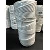 Image 2 : 6 Spools/Rolls of White Coloured Macrame Yarn/Rope - New