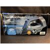 Image 1 : Hamilton Beach Durathon Steam Iron with Retractable Cord - New DMG Box