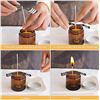 Image 2 : 4 Packs of Hoboz Candle Making Wick Kits - New