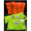 Image 1 : 6 Packs of Marchare Boys Soccer Socks - Green/Orange - 3 Pairs Each/18 Pairs Total - New