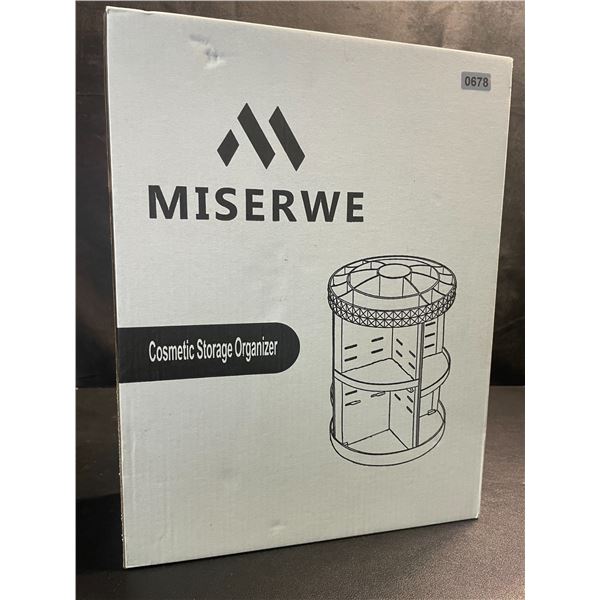 1 Miserwe 360-Degree Rotating Cosmetic/Makeup Storage Organizer - Brand New