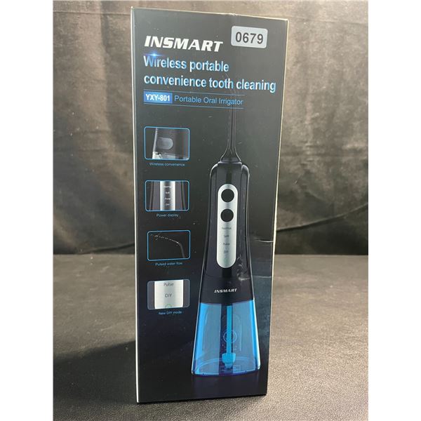 1 Insmart Portable Cordless Water Dental Flosser Kit/Oral Irrigator for Teeth Cleaning - New