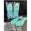Image 2 : 3 Pairs of Orhilya Pain Relief Orthotic Arch Support Insoles for Plantar Fasciitis - Size 11 - New