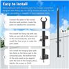 Image 2 : 2 Pack of Metal Poles for Hanging Outdoor String Lights(Poles ONLY) - 5FT Pole Size - New in Box