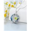 Image 2 : 1 Tree of Life Necklace for Women - 925 Sterling Silver w/ Crystal Birthstone Pendant - Brand New!