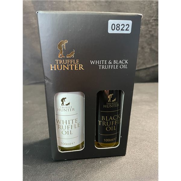 1 Box of TruffleHunter White & Black Truffle Oil - 100ml Each - New