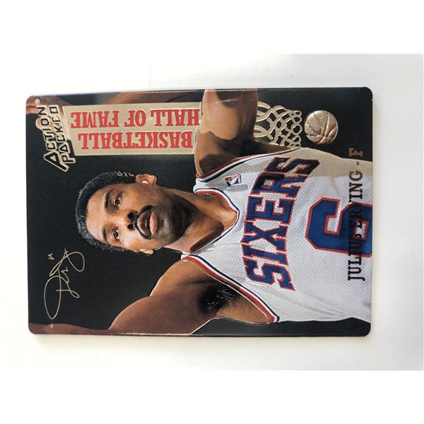 Julius Erving Hall of Fame Basketball Card 25th Anniversary