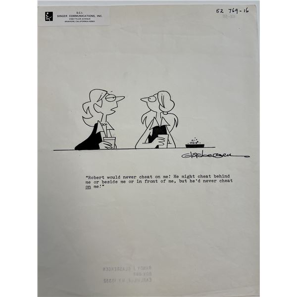 Randy Glasbergen Original Cartoon