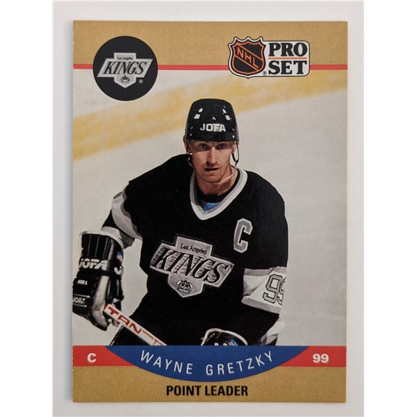 Wayne Gretzky LA Kings NHL Pro Set Hockey Card