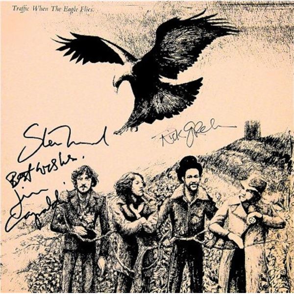 Traffic signed "When The Eagle Flies" album